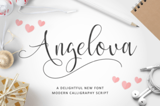 Angelova: A Modern Script Font for Professional Branding