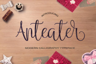 Anteater: A Script Handwritten Font for Creative Product Design