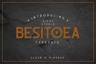 Besitoea Font for Retro-Inspired Branding and Visuals