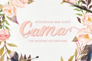 Cama: A Script Handwritten Font for Editorial Elegance