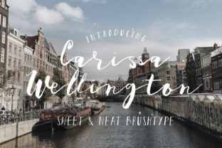 Carissa Wellington: A Feminine Script Font for Elegant Editorial Design