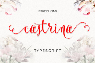 Castrina – A Handwritten Script Font for Creative Projects