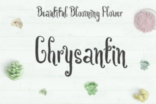 Chrysantin Handwritten Font for Creative Projects