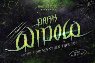 Dark Widow Font for Web Design and Digital Branding