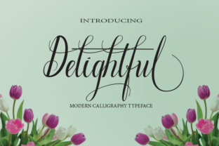 Delightful: A Handwritten Font for Modern Editorial Design