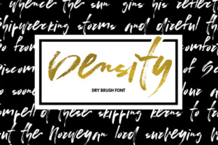 Density Font for Handmade Labels and Creative Projects