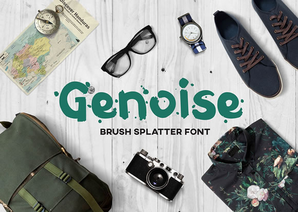 Genoise: A Handmade Brush Font for Creative Projects