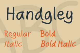 Handgley: A Script Handwritten Font for Creative Crafters and Product Makers