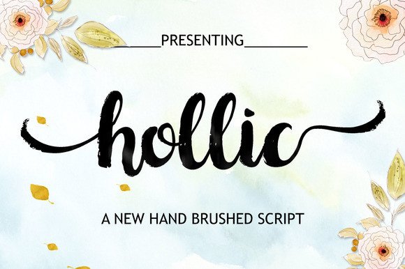 Hollic Brush Font for Stylish Digital Branding