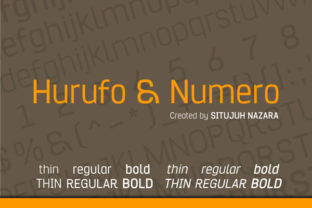 Hurufo Numero: A Sans Serif Font for Modern Branding