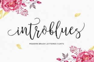 Introblues: A Modern Brush Font for Dynamic Web Design