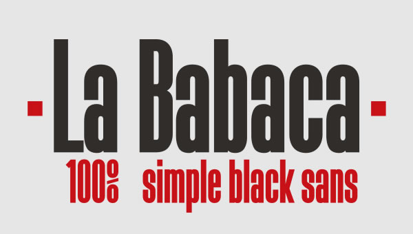 La Babaca: A Minimalist Sans Serif Font for Modern Branding