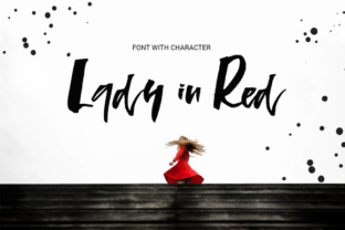 Lady in Red: A Bold Script Font for Creative Branding