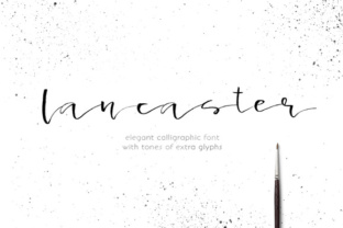 Lancaster Script Font for Handmade Creations