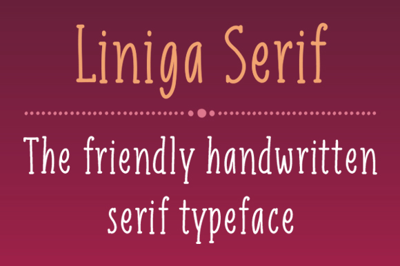 Liniga Serif for Modern Web Typography
