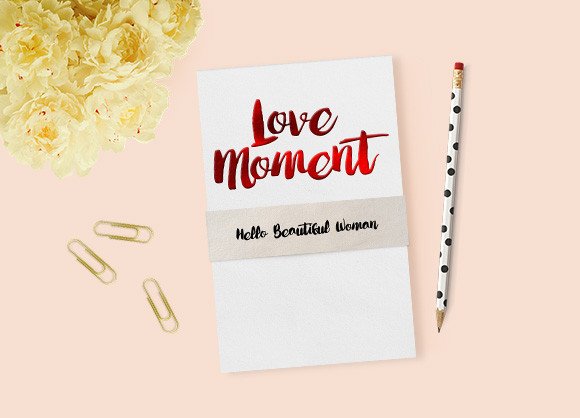 Love Moment Font for Polished Branding and Professional Design