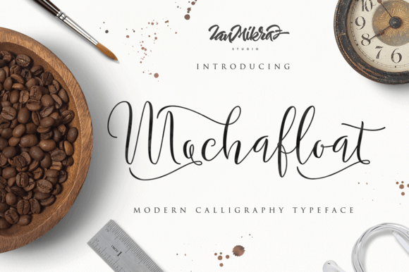 Mochafloat: A Feminine Script Font for Elegant Design