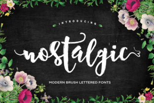 Nostalgic Script: A Modern Brush Font for Creative Makers