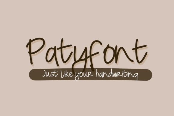 Paty Font: A Casual Handwritten Style for Creative Projects