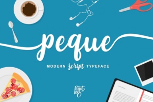 Peque: A Fresh Script Font for Modern Branding