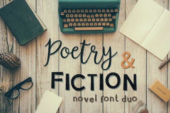 Poetry Fiction Font for Creative Makers and Designers