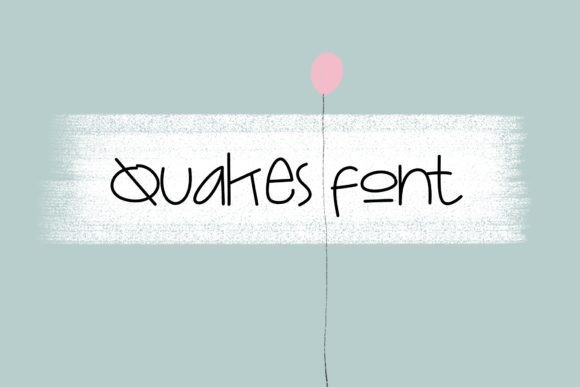Quakes Font for Creative Branding and Handmade Designs