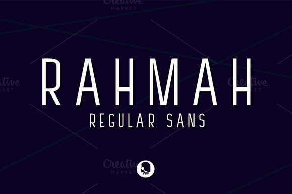 Rahmah Sans: A Modern Sans Serif Font for Creative Projects