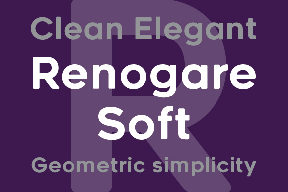 Renogare Soft for Modern Branding and Clean Typography