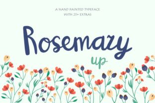 RosemaryUP: A Handwritten Script Font for Creative Makers