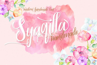 Syaqilla Handmade: A Modern Script Font for Creative Branding