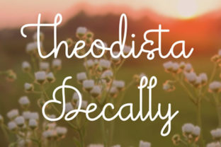 Theodista Decally: A Versatile Script Handwritten Font