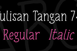 Tulisan Tangan 74 for Small Business Branding and Design