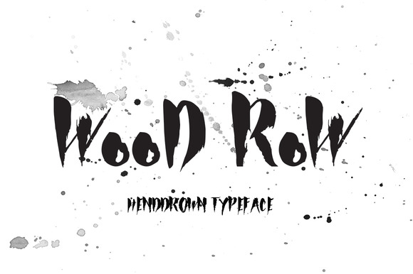 Wood Row: A Handwritten Font for Editorial Design
